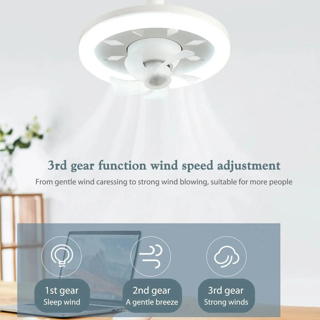 LED ceiling fan with remote control – Quiet & Stylish Cooling