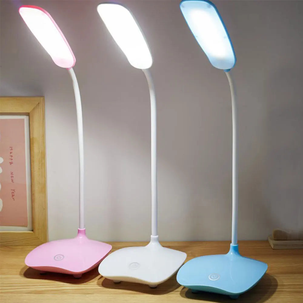 Multifunctional LED table lamp with flexible neck – Dimmable, eye-friendly, perfect for office and bedside