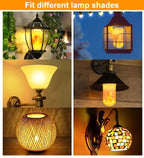 LED Flame Light Bulb — Realistic Flame Light with Warm Ambiance