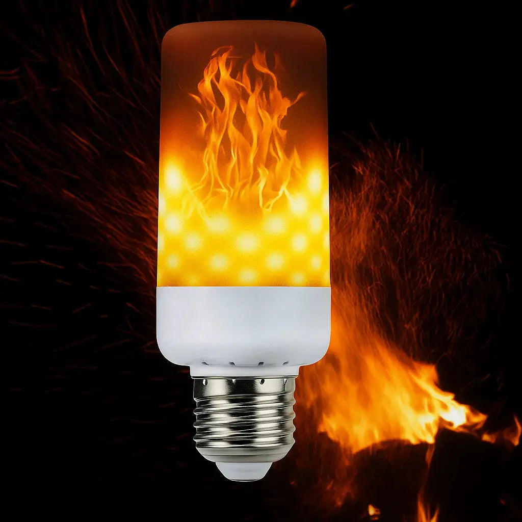 LED Flame Light Bulb — Realistic Flame Light with Warm Ambiance