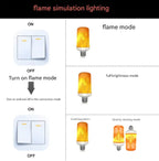 LED flame light with gravitational effect – Realistic fire glow