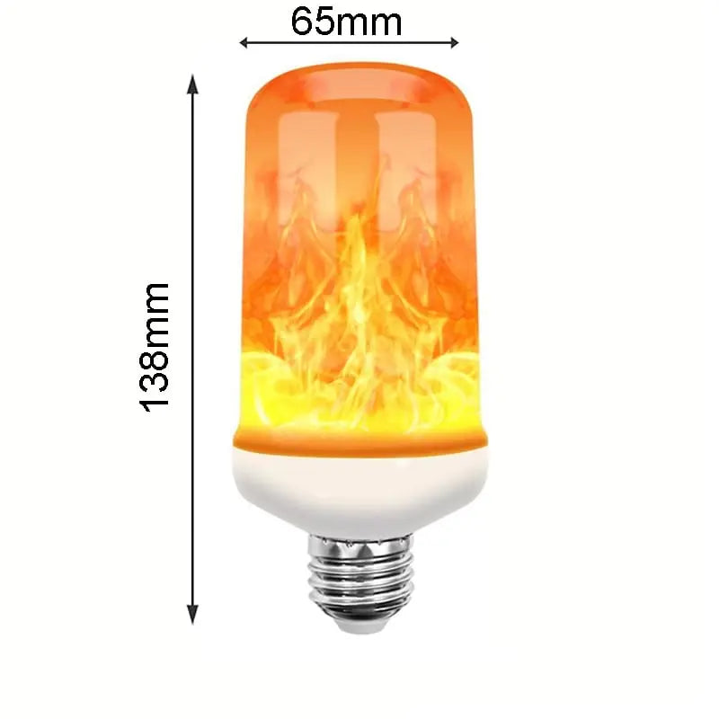 LED flame light with gravitational effect – Realistic fire glow