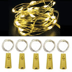 LED bottle lights – Magical DIY cork lighting (5 pieces)