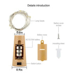 LED bottle lights – Magical DIY cork lighting (5 pieces)