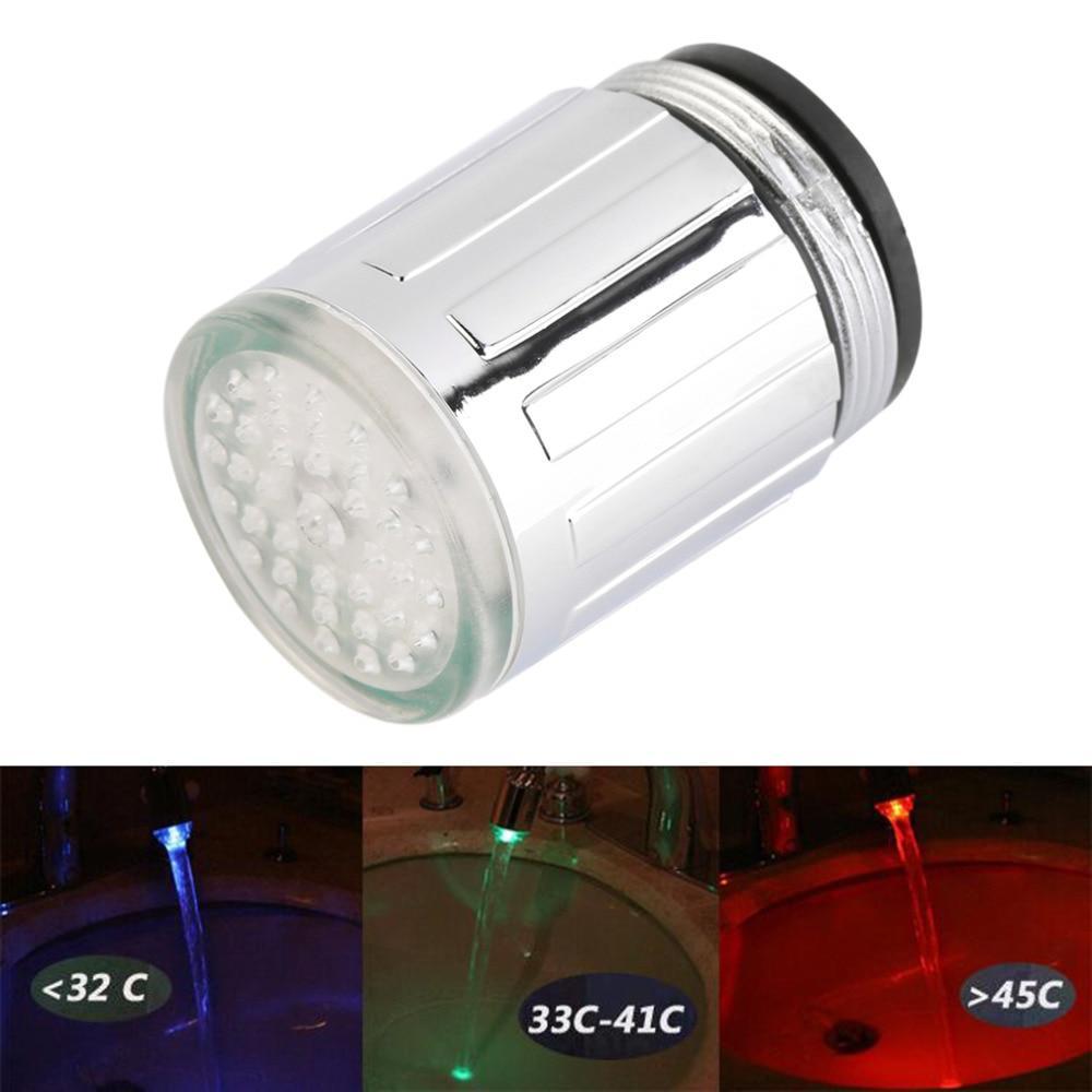 LED Kitchen Faucet Glow Kitchen Tap Temperature Sensor Light Water Faucet kitchen Bathroom