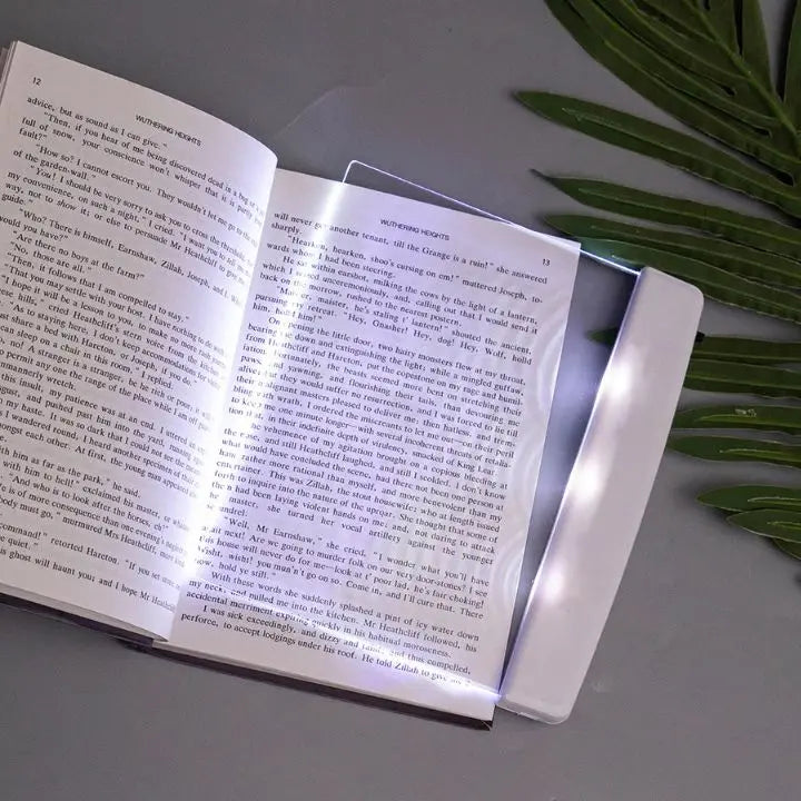 LED Reading Lamp Flat Panel – Night Light with 2 Brightness Levels & Eye PRedection