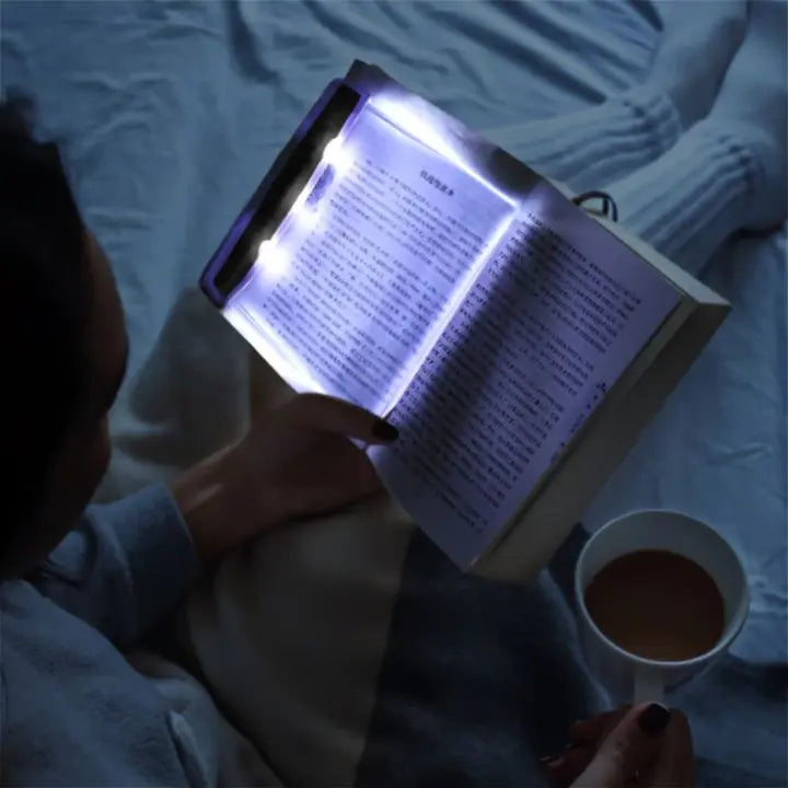 LED Reading Lamp Flat Panel – Night Light with 2 Brightness Levels & Eye PRedection