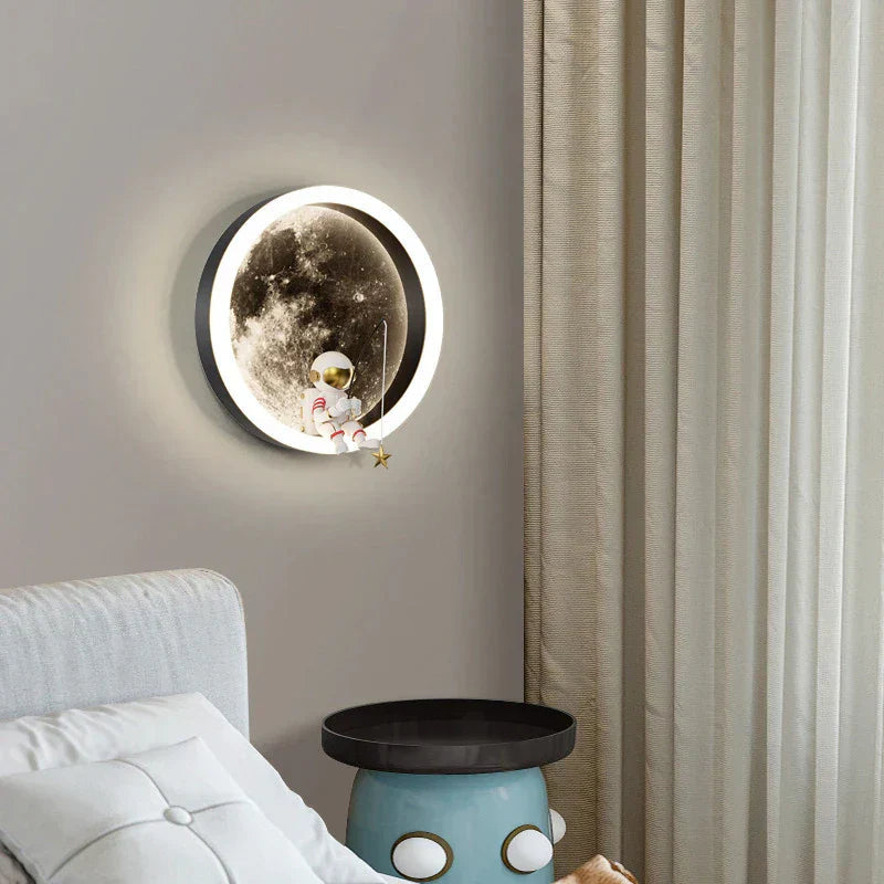 LED Wall Lamp Moon Astronaut