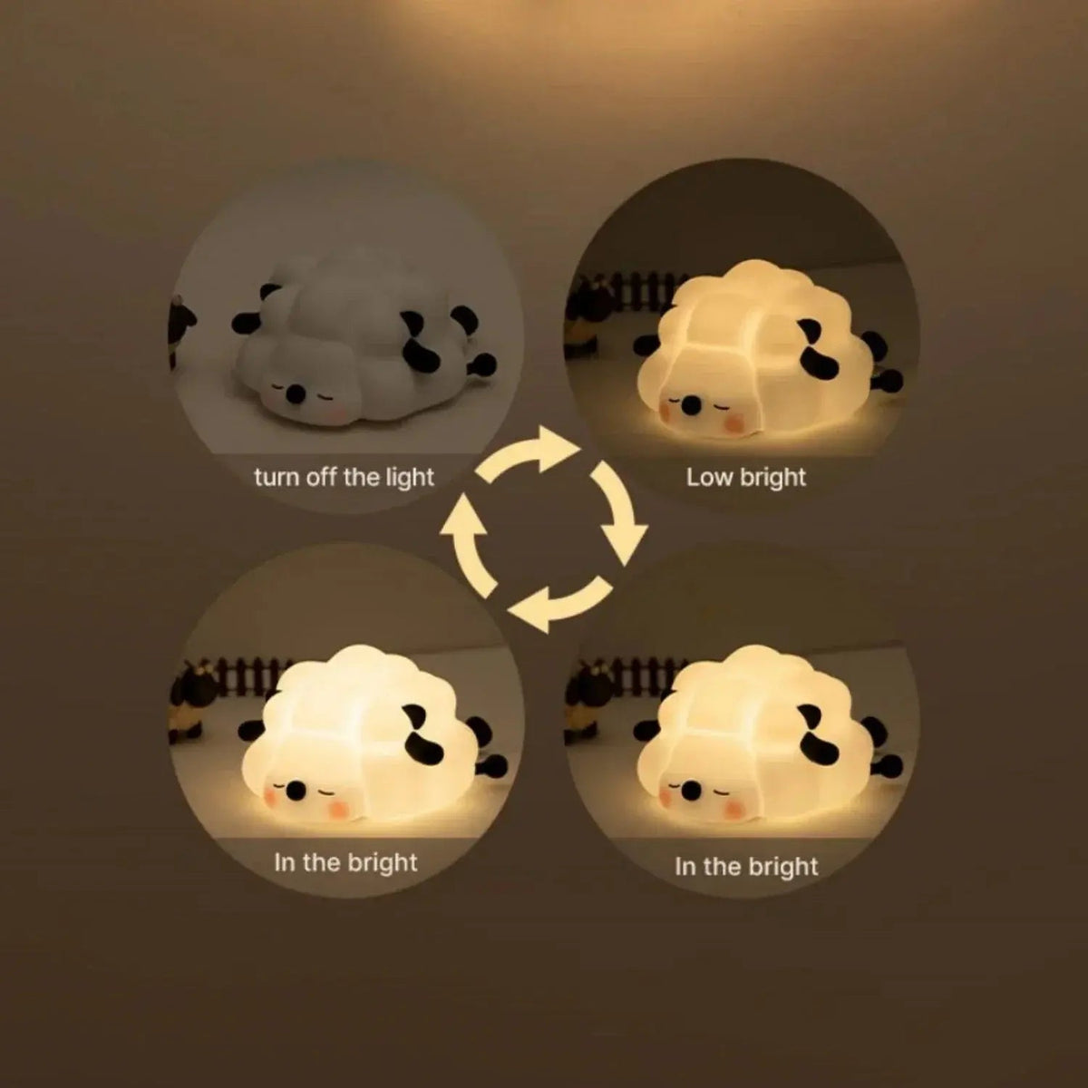 LED night lights in animal shape