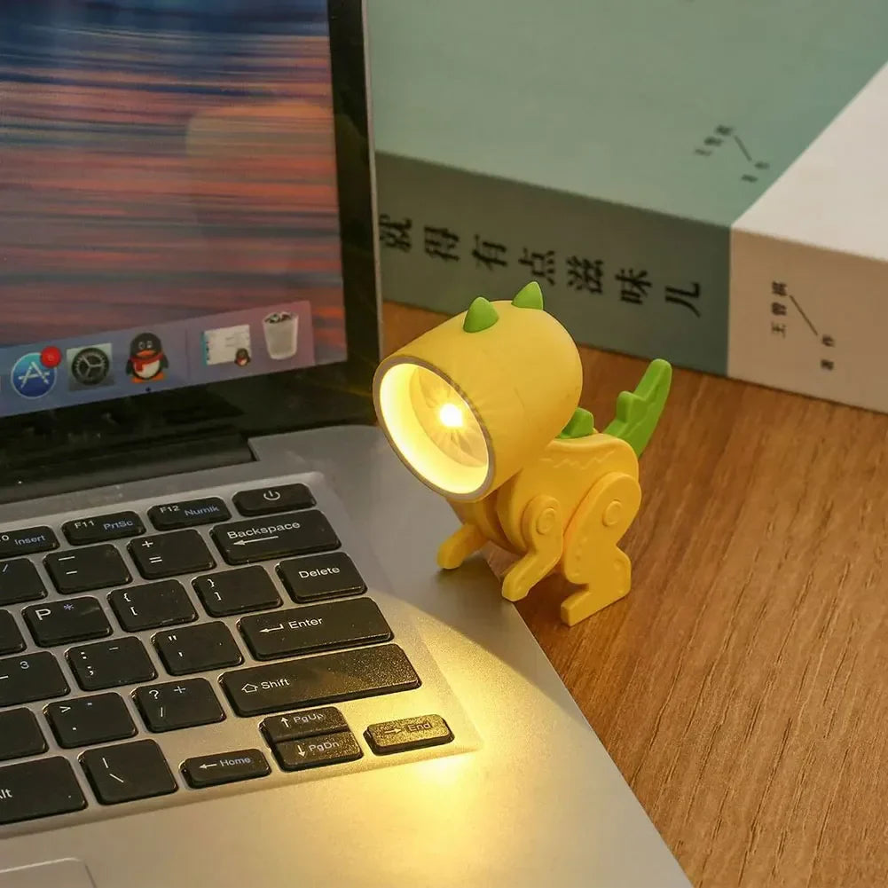 Cute Dinosaur LED Table Lamps – Adjustable Animal Figures Night Lights for Children