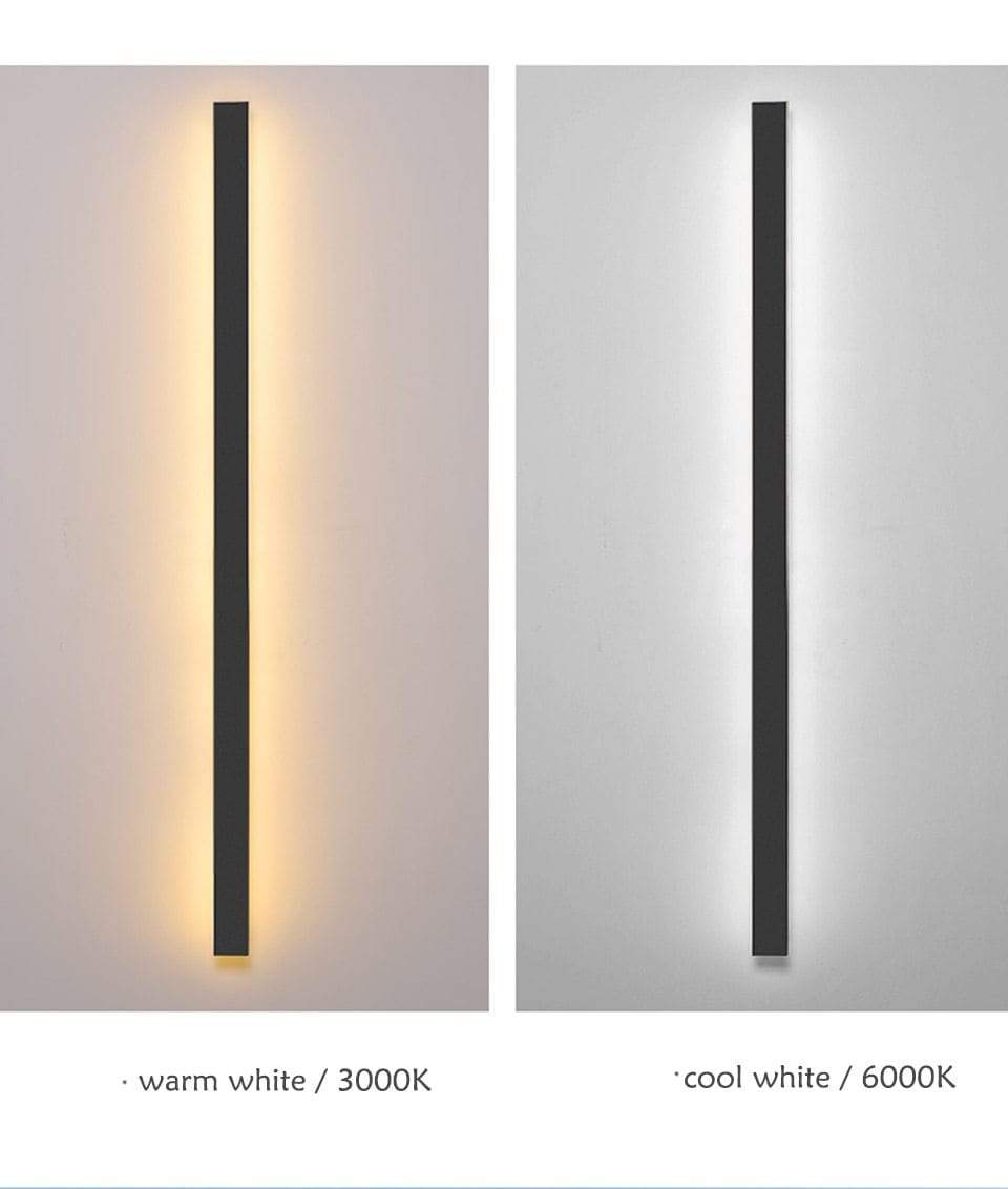 LED Outdoor Long Wall Lamp