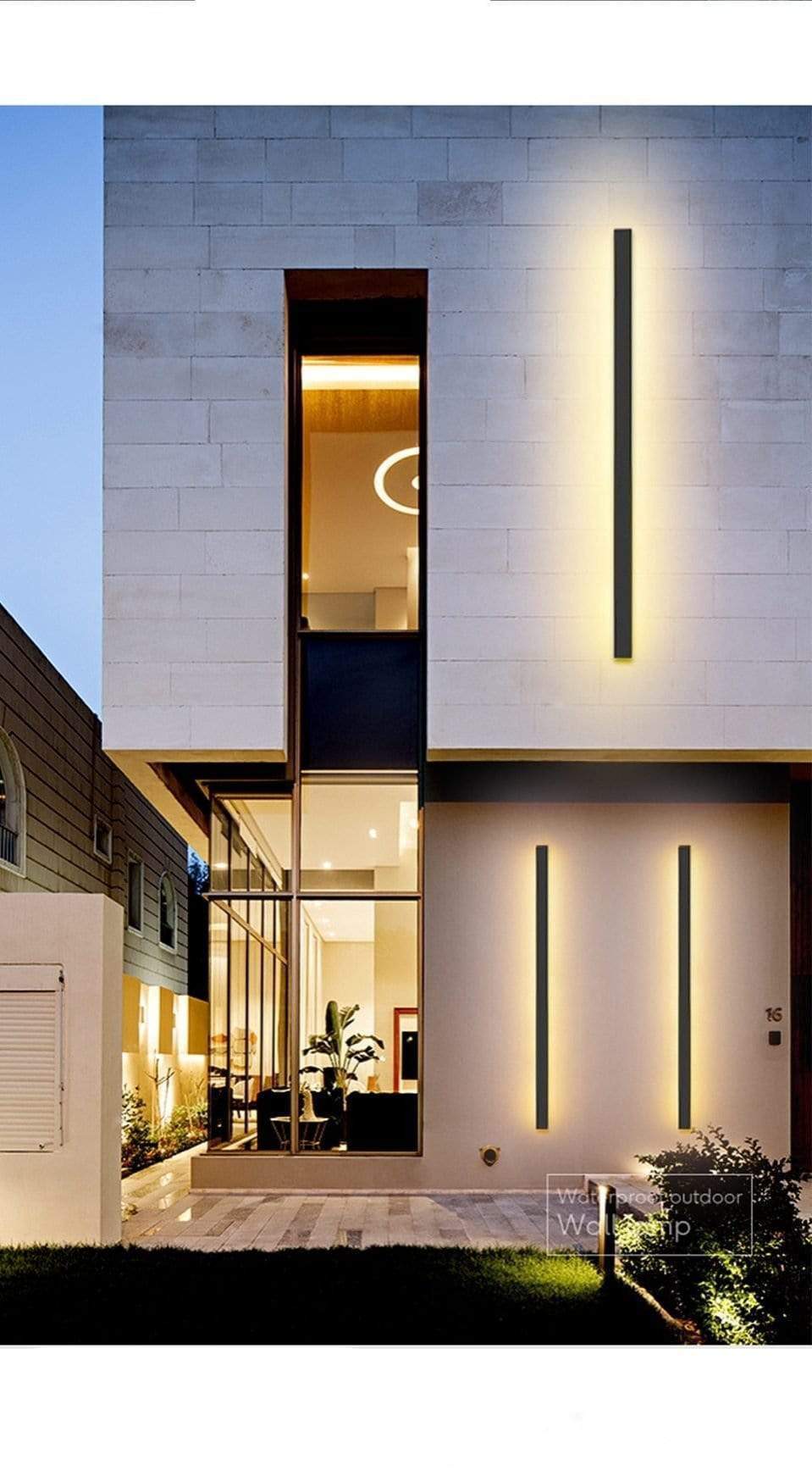 LED Outdoor Long Wall Lamp