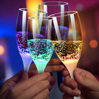 LED Party-Illuminated Wine & Champagne Glasses
