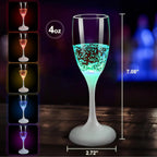 LED Party-Illuminated Wine & Champagne Glasses