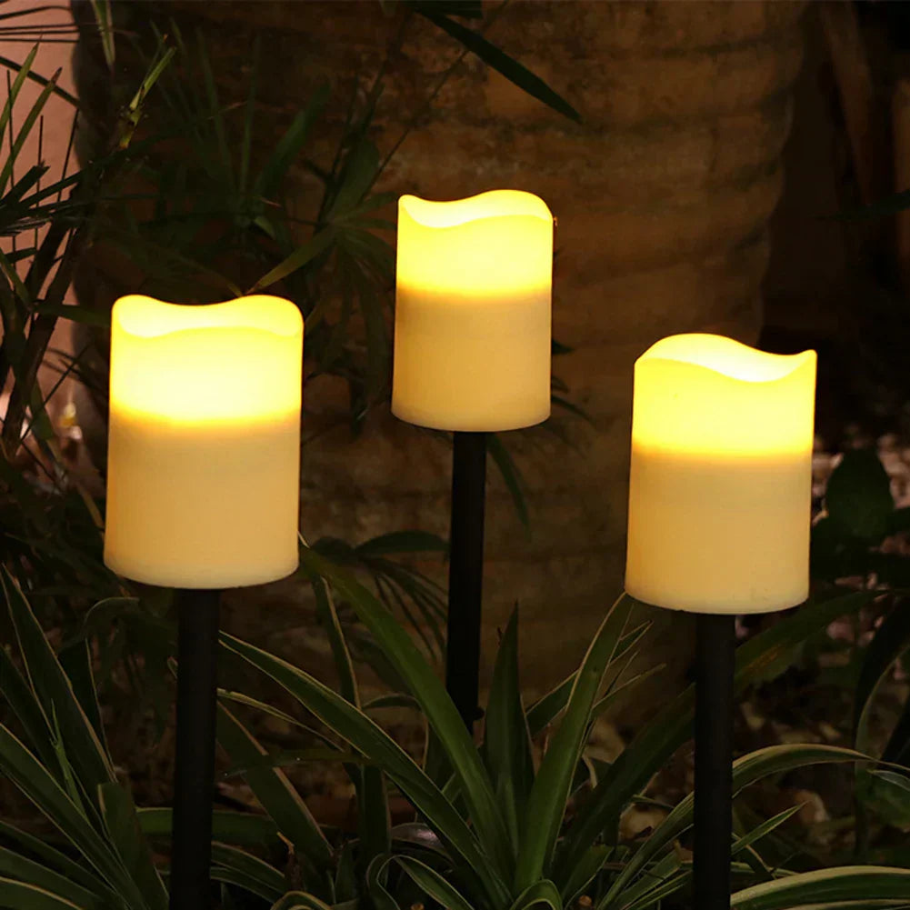 LED Solar Candle Outdoor – Weatherproof Solar Lamp for Garden, Balcony, Terrace