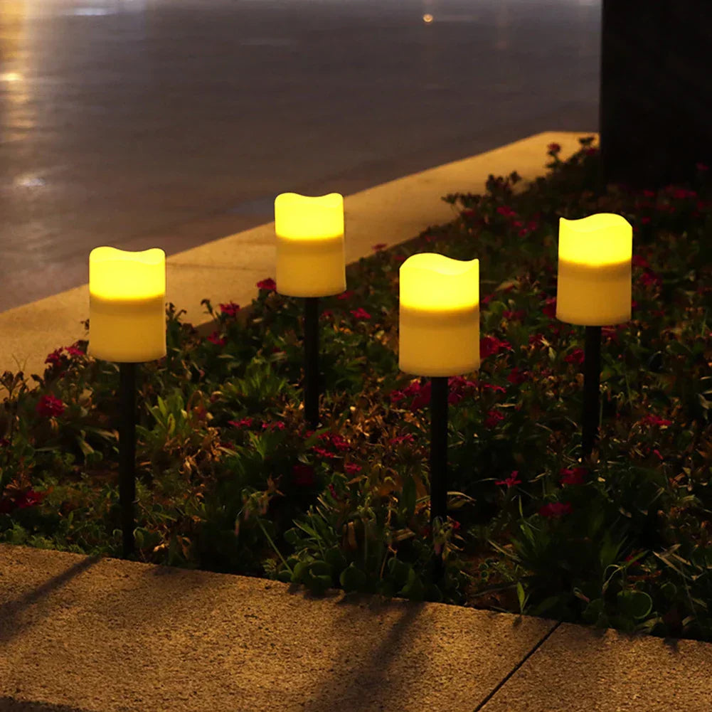 LED Solar Candle Outdoor – Weatherproof Solar Lamp for Garden, Balcony, Terrace