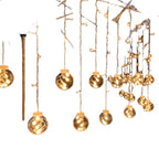 Create a magical atmosphere in your garden with our waterproof LED garland.