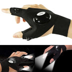 LED flashlight gloves