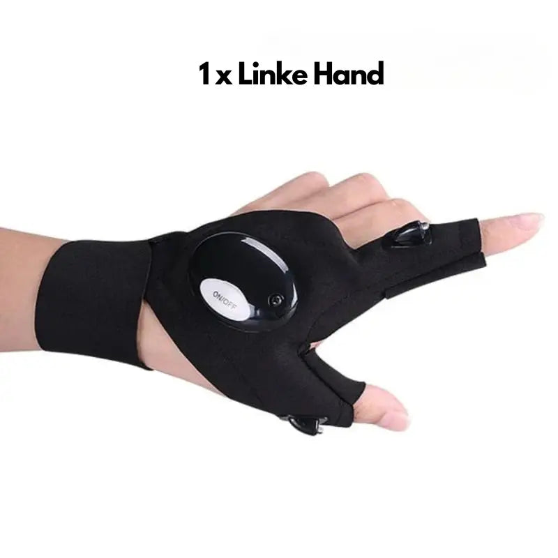 LED flashlight gloves