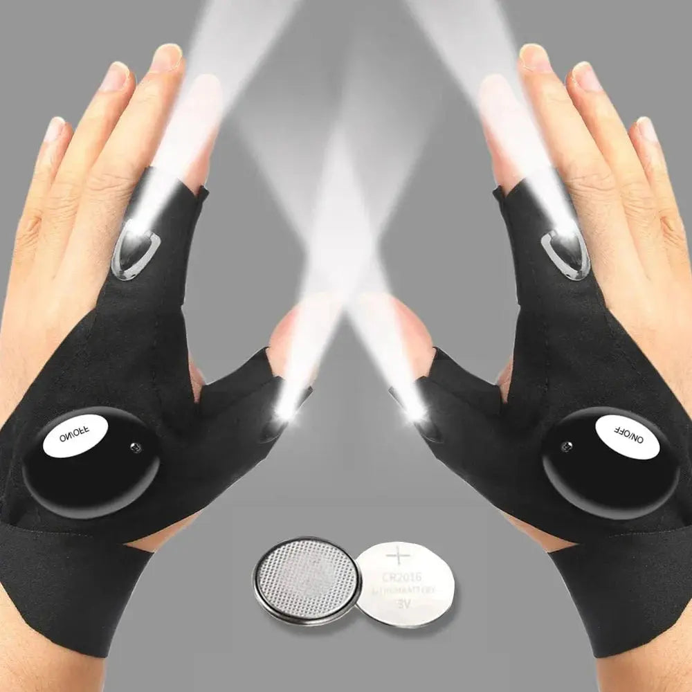 LED Flashlight Gloves – Hands-Free Light for Any Task