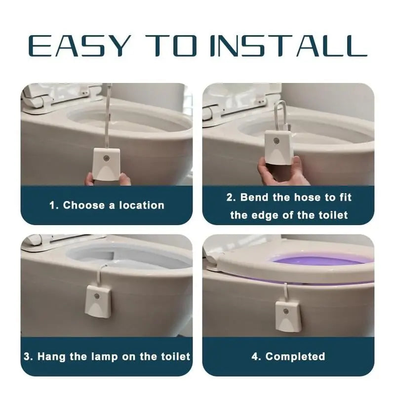 LED Toilet Light with Motion Sensor – Practical Gift