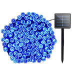 200 LEDs Outdoor Waterproof Christmas Festival Decoration Solar Lamps String Lights, Length: 22m (Blue)