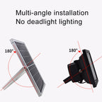 10W 100 LEDs IP67 Waterproof Solar Power Floodlight with Remote Control