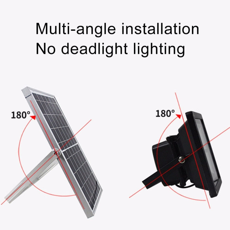 10W 100 LEDs IP67 Waterproof Solar Power Floodlight with Remote Control
