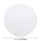 LEH-42321 40cm Round Ball Solar Power Lamp, Floating Garden Color Changing LED Light with 0.7W Monocrystalline Silicon Solar Panel & Remote Control (White)