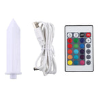 LEH-42321 40cm Round Ball Solar Power Lamp, Floating Garden Color Changing LED Light with 0.7W Monocrystalline Silicon Solar Panel & Remote Control (White)