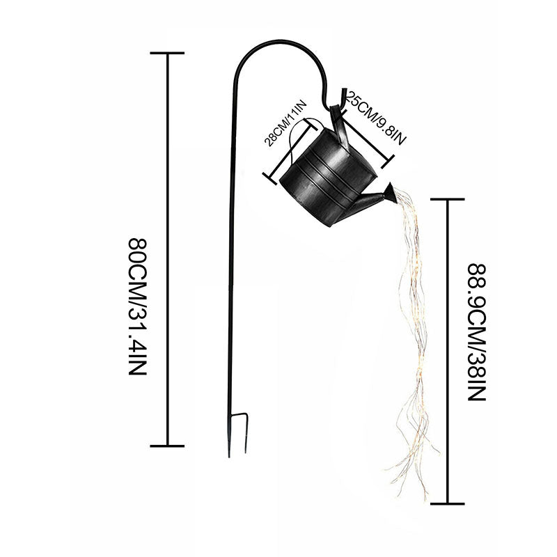Decorative garden lamp mood lighting outdoors