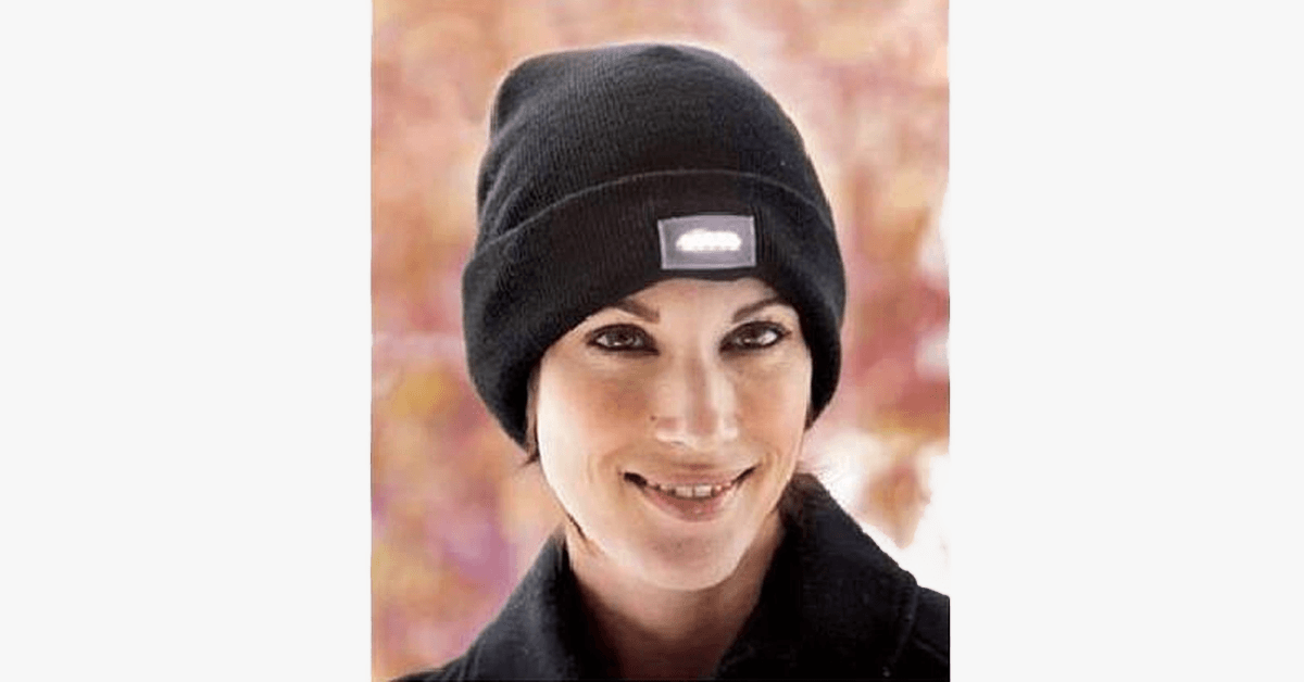 LED Flash Beanie – Take your flashlight everywhere!