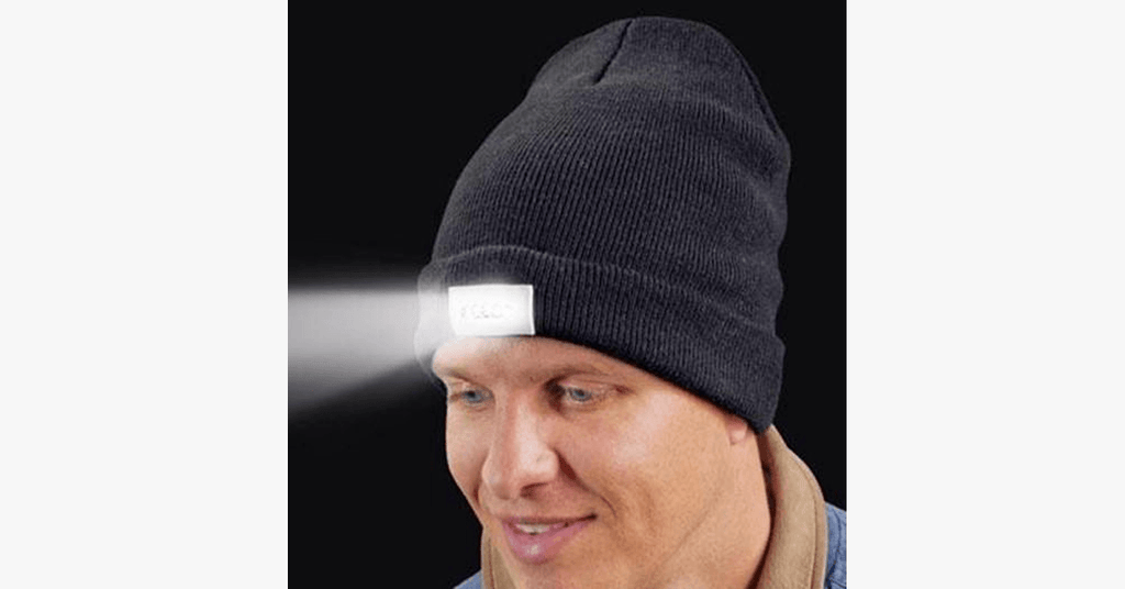 LED Flash Beanie – Take your flashlight everywhere!