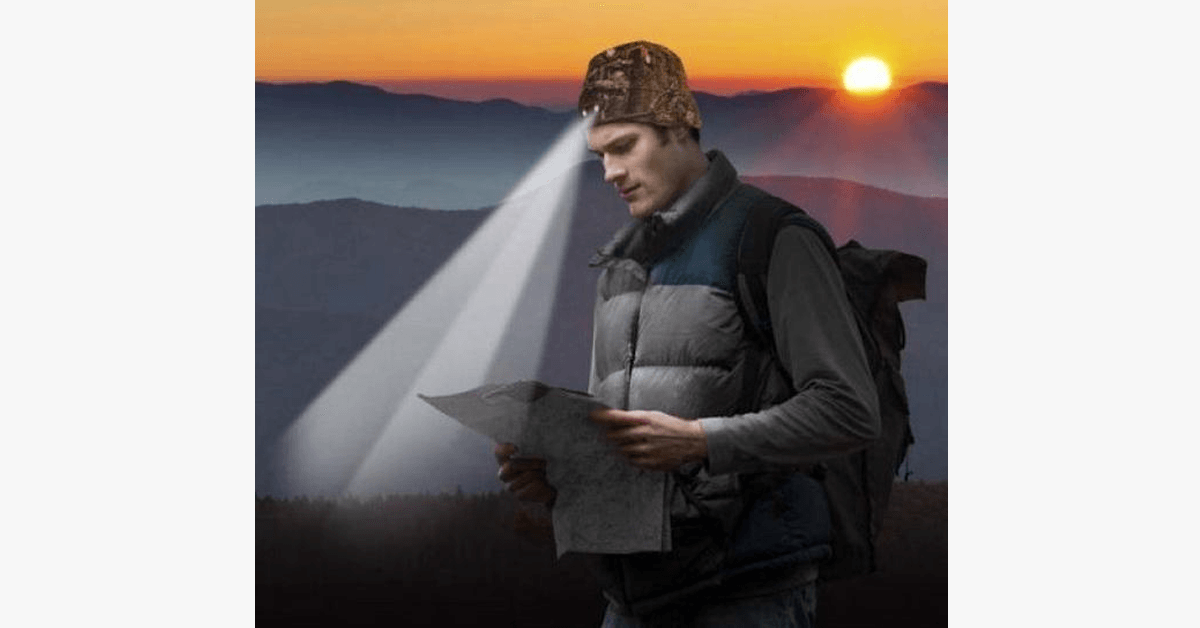LED Flash Beanie – Take your flashlight everywhere!