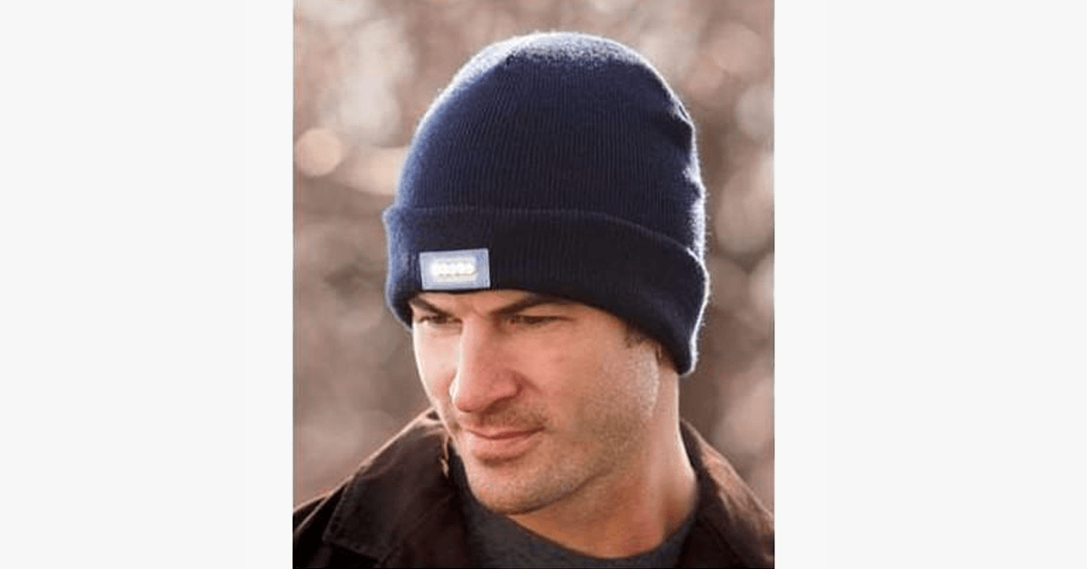 LED Flash Beanie – Take your flashlight everywhere!