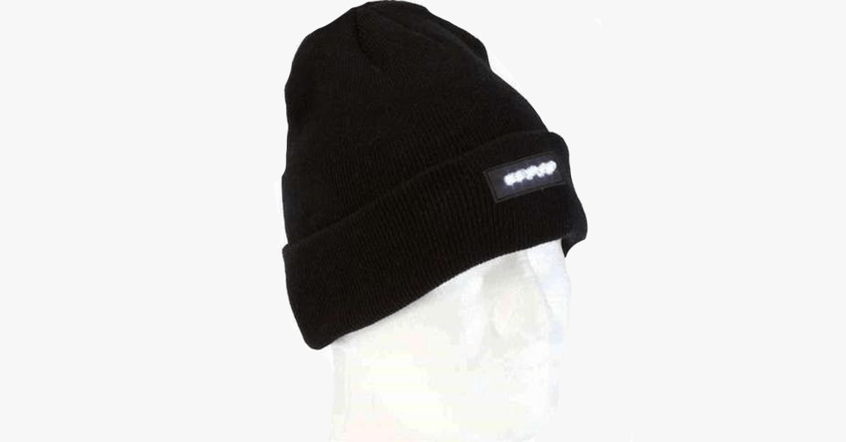 LED Flash Beanie – Take your flashlight everywhere!