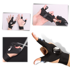 Set of LED gloves with waterproof lights