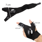 Set of LED gloves with waterproof lights