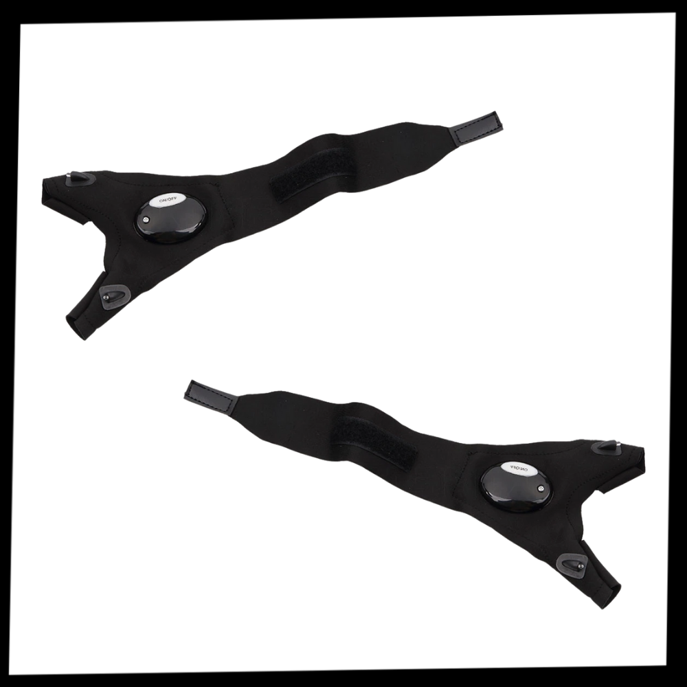 Set of LED gloves with waterproof lights