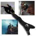 Set of LED gloves with waterproof lights