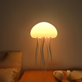 LED Jellyfish Lamp Mood Light Rechargeable Soothing Ambient