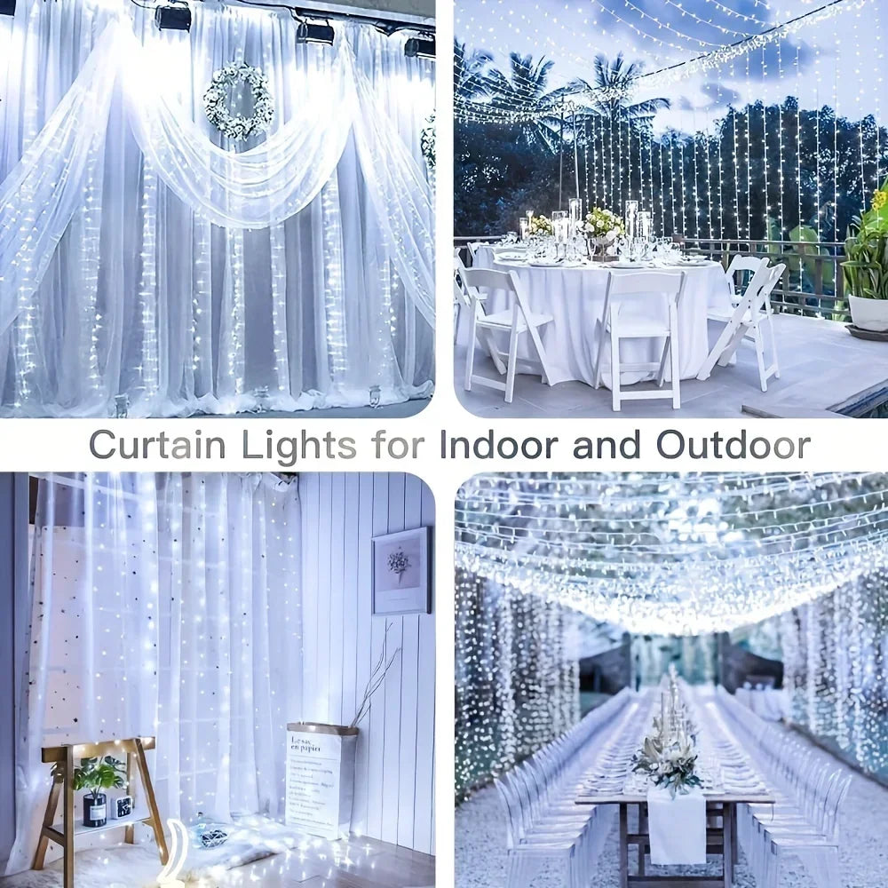 LED String Lights with Remote Control | USB Curtain Lights