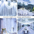 LED String Lights with Remote Control | USB Curtain Lights