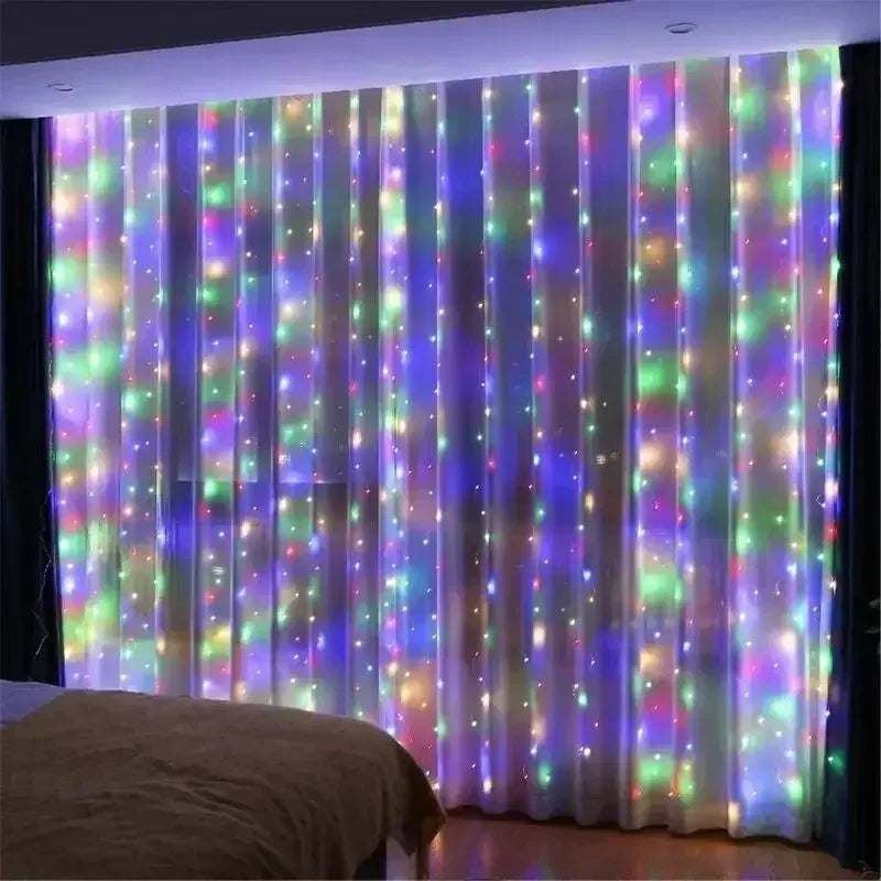 LED String Lights with Remote Control | USB Curtain Lights