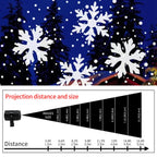 LumiFlake LED Sneeuwvlok Projector – Magische Kerstverlichting met USB-Aansluiting, Weerbestendig voor Binnen & Buiten