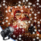 LumiFlake LED Sneeuwvlok Projector – Magische Kerstverlichting met USB-Aansluiting, Weerbestendig voor Binnen & Buiten