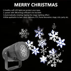 LumiFlake LED Sneeuwvlok Projector – Magische Kerstverlichting met USB-Aansluiting, Weerbestendig voor Binnen & Buiten