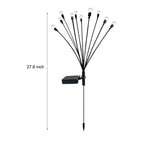 Solar Garden Lights Waterproof LED Firefly Stakes