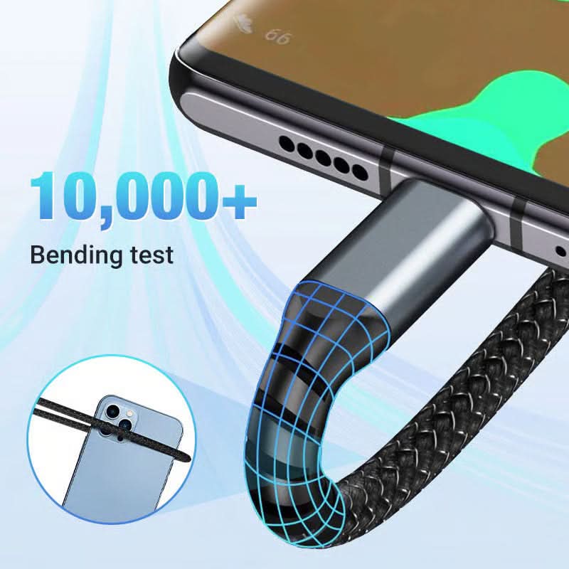 3-in-1 Super-Fast Charging Cable with Luminous Design