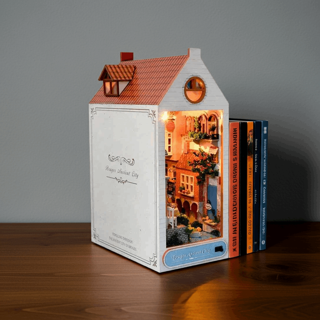 Bruges Ancient City DIY Book Nook Kit